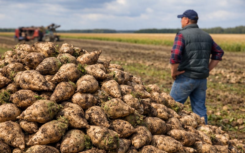 Marché de la betterave sucrière de l’UE : cours à terme fermes face aux risques météo et de surfaces