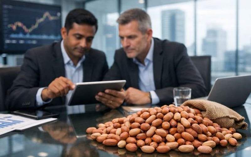 La forte augmentation des semis de cacahuètes en Inde établit un ton légèrement baissier pour les prix de l'huile et des noix