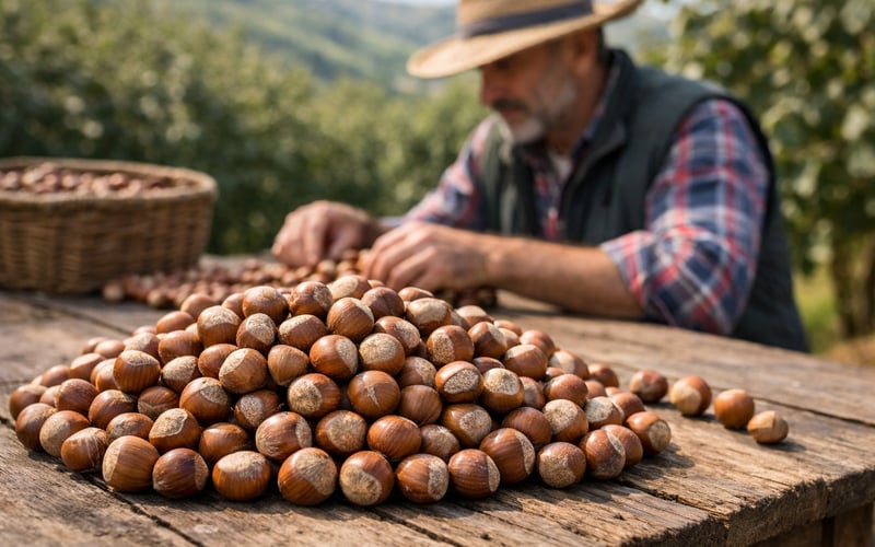 Turkish Hazelnuts Ease Lower as Big 2026/27 Crop Looms