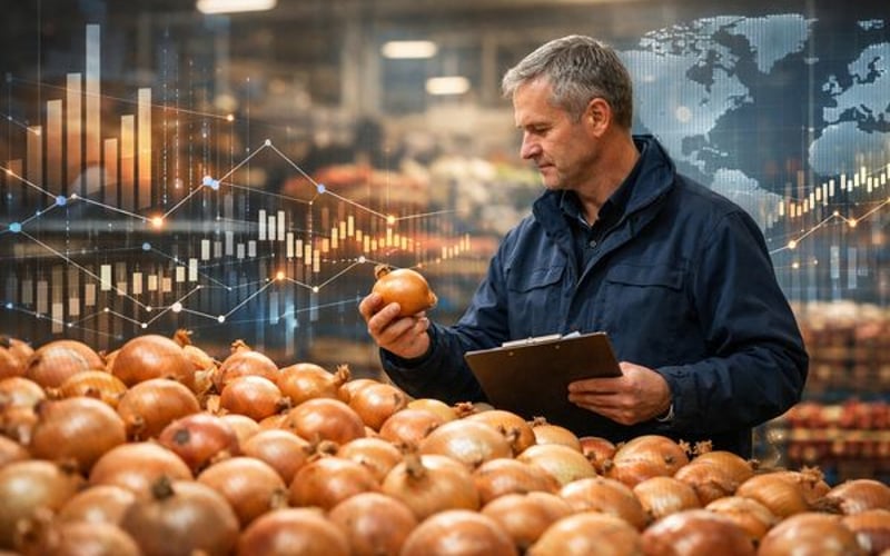 Automatisierung gestaltet Zwiebelmärkte um: technologiegetriebene Effizienz, milde Preissteigerungen