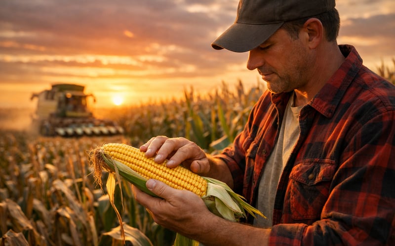 Corn Market Steady as Ukraine’s Grain Harvest Starts Strong but Faces Export Risks