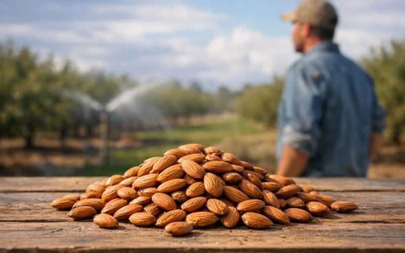 Almond Prices Steady but Weather and Supply Signals Turn More Mixed