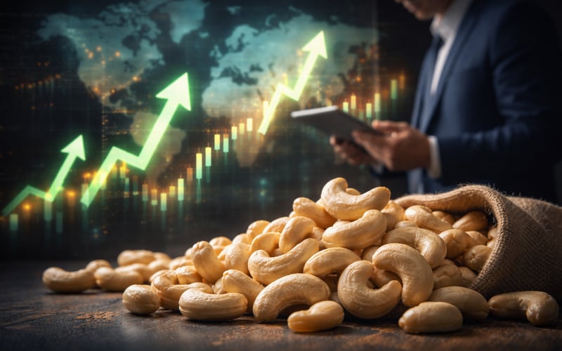 Cashew Kernels Edge Higher as Vietnam Tightens Offers, EU Hub Steadies