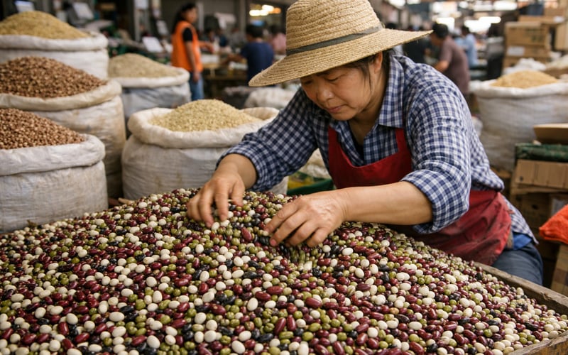 China buckwheat and beans: import shock meets weather risk