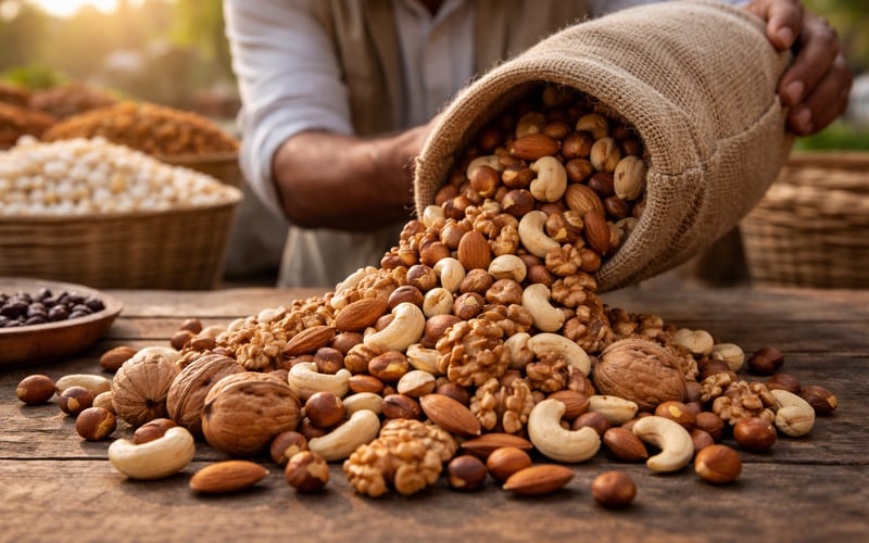 Indian makhana crash caps upside for nuts while EU prices hold steady