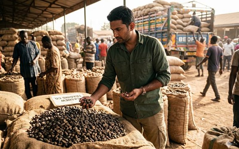Récolte de cajou d'Afrique de l'Ouest serrée face à la demande fragile en Inde