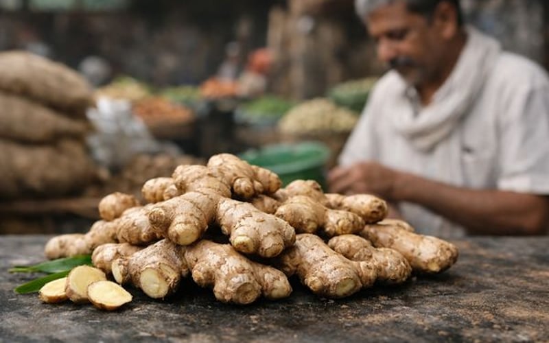 भारतीय अदरक की कीमतें निर्यात वृद्धि के कारण घरेलू मांग में कमी के बावजूद कम हो रही हैं