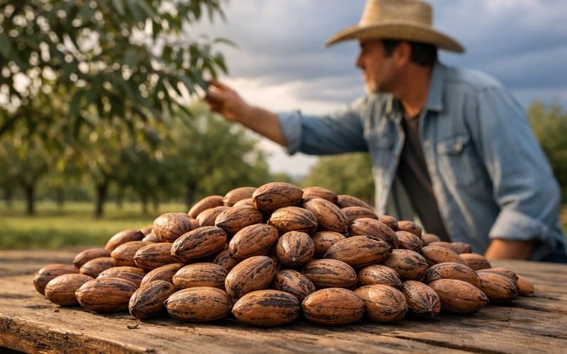 Mexican Pecans Hold Steady as U.S. Demand Firms and Rains Approach Orchards