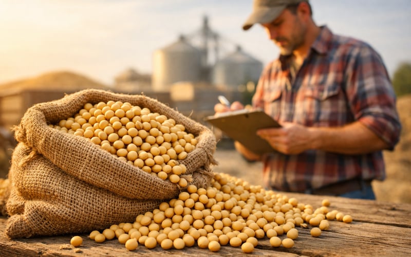 Soybean Complex Firms as Futures Curve Steepens and FOB Values Edge Higher