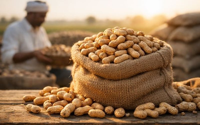 Les prix des cacahuètes indiens se maintiennent alors que la mousson approche et que les exportations restent compétitives