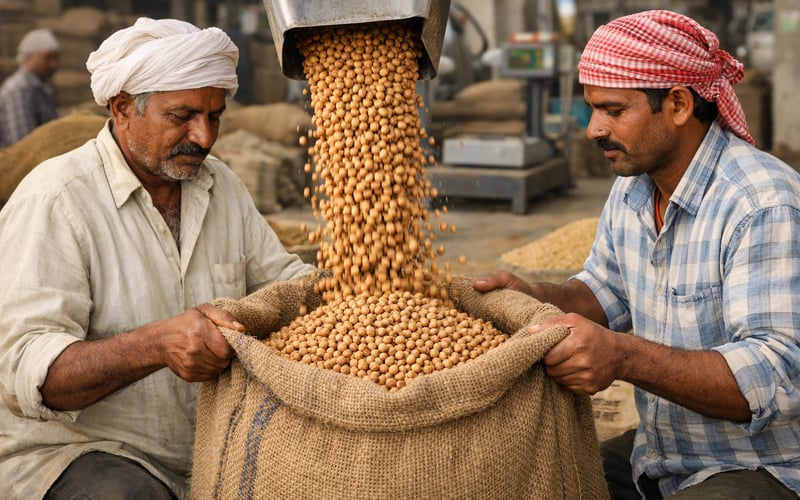 NAFED exit sparks firmer tone in Indian chickpea prices