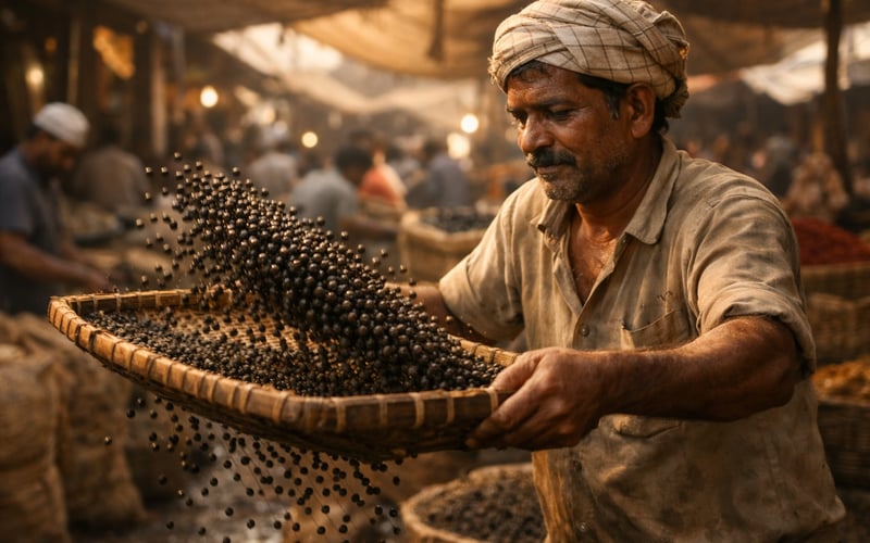 Pepper Market Flat but Firm as Monsoon Rains Build Across South Asia