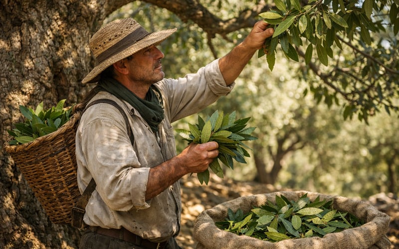 Egyptian Laurel Leaves Edge Higher as Freight Risks and Heat Persist