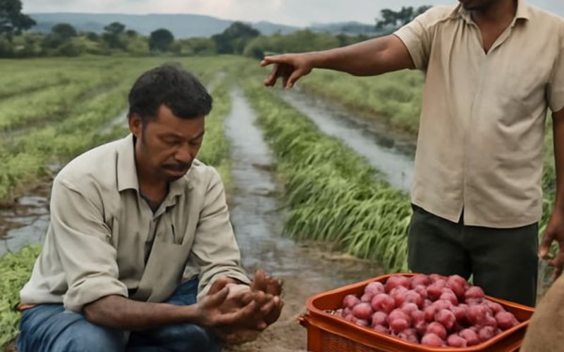 Wettergeschädigte Zwiebeln aus Nashik sorgen für einen verzögerten Preisschock in Indien
