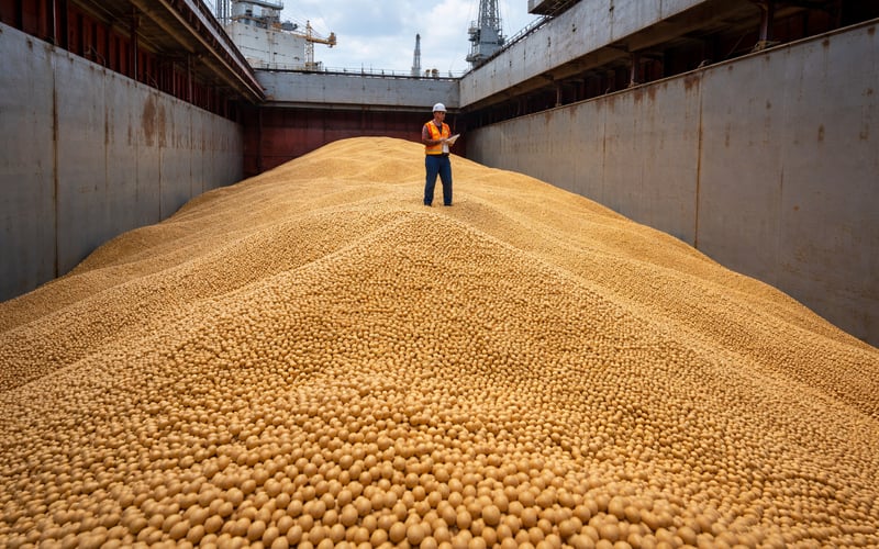 Soybeans Steady as Weak Vegoil Demand Caps Upside