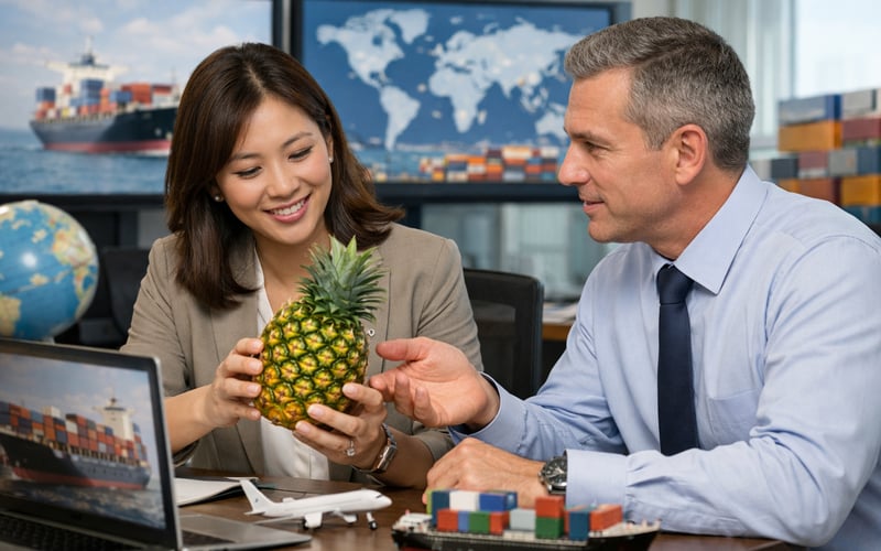Philippine MD2 Pineapples Target UAE Amid Freight Squeeze