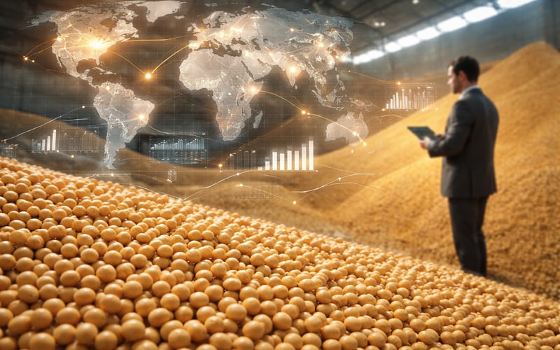 Soybeans Ease From Highs as US Stocks Tighten and China Stays Firm
