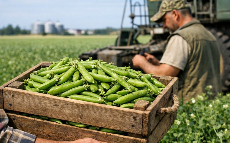 Ukraine peas: strong harvest meets worsening export bottlenecks