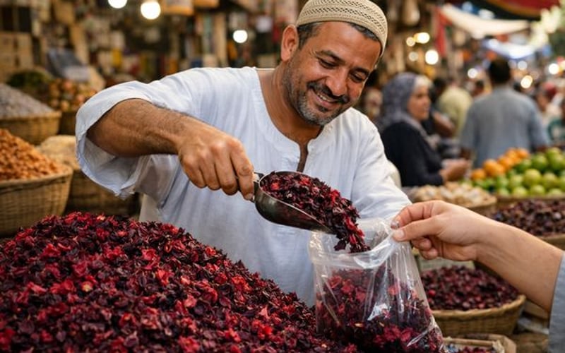 Los precios FOB de hibisco egipcio en El Cairo se mantienen firmes a medida que la demanda de exportación se mantiene estable