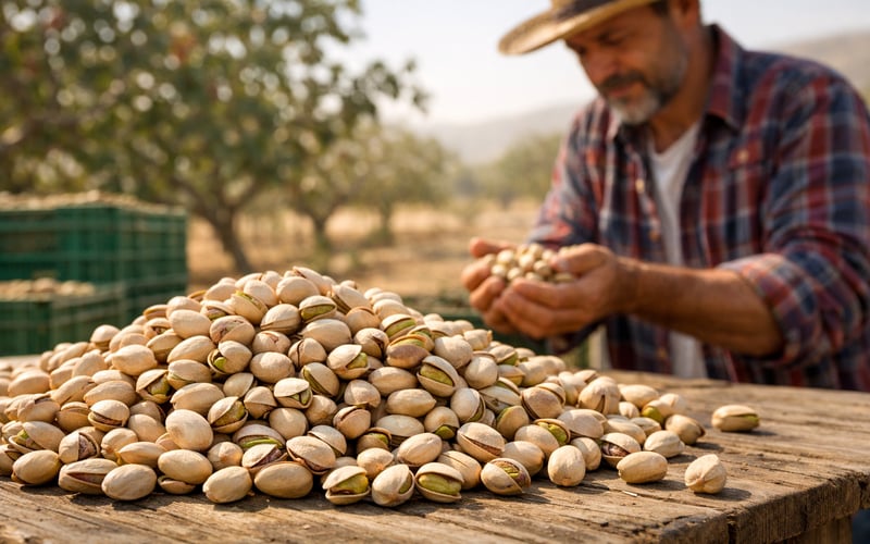 Pistachio Prices Hold Firm Despite Tighter Global Supply and Heat in Spain