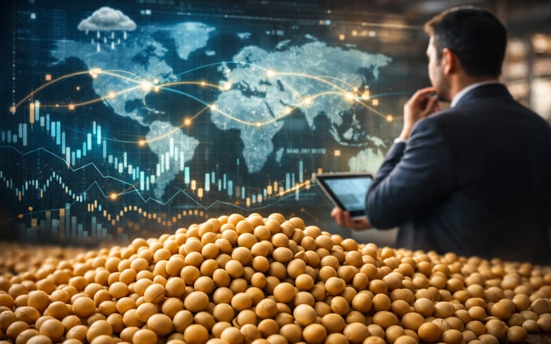 Tight Indian Soybean Stocks Support Firm Prices as Monsoon Risks Linger