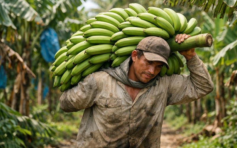 Bananenmarkt stabil, da asiatische Zollmaßnahmen Polittrisiken hervorheben