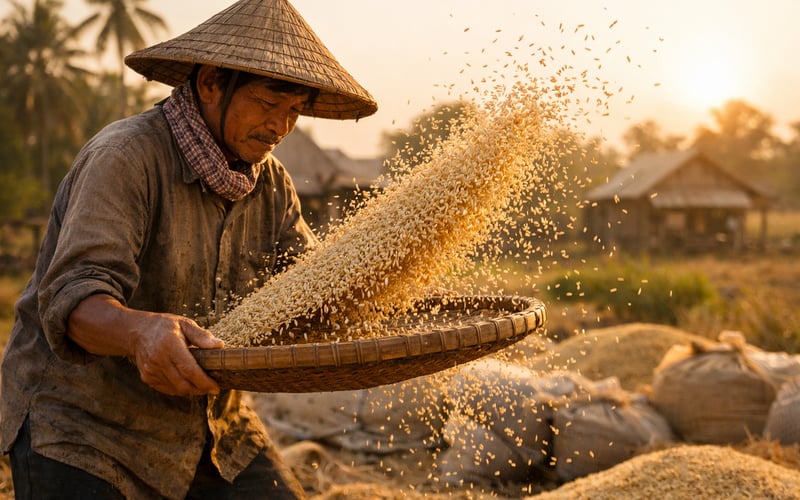 Rice Market Drifts Lower as CBOT Softens and Asian FOBs Stabilise