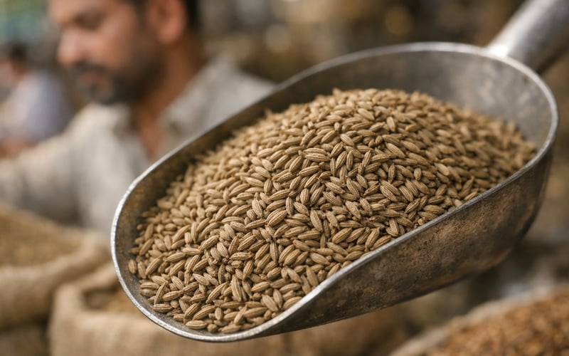 Indian Cumin Softens Slightly as Monsoon Stays Benign and Demand Steady
