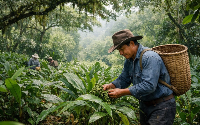 Cardamomo: Mercado indio tranquilo, precios estables y riesgo meteorológico en el horizonte