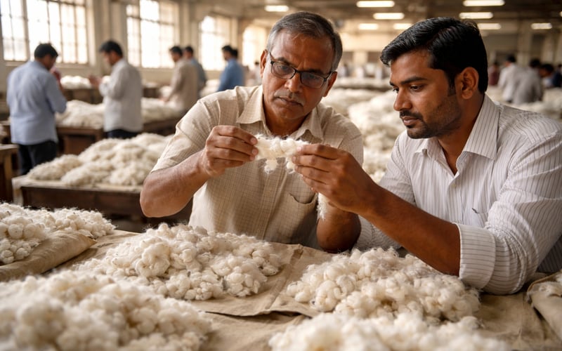 India Cotton: Weather-Hit Crop Tightens Balance as Mill Demand Stays Firm