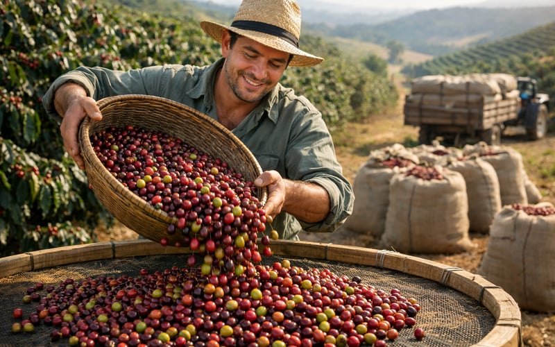Record Brazil Arabica Crop Set to Drive 30% Coffee Export Surge