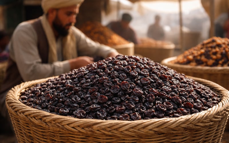 Raisin Prices Hold Firm as Afghan Supply Shifts to Drying