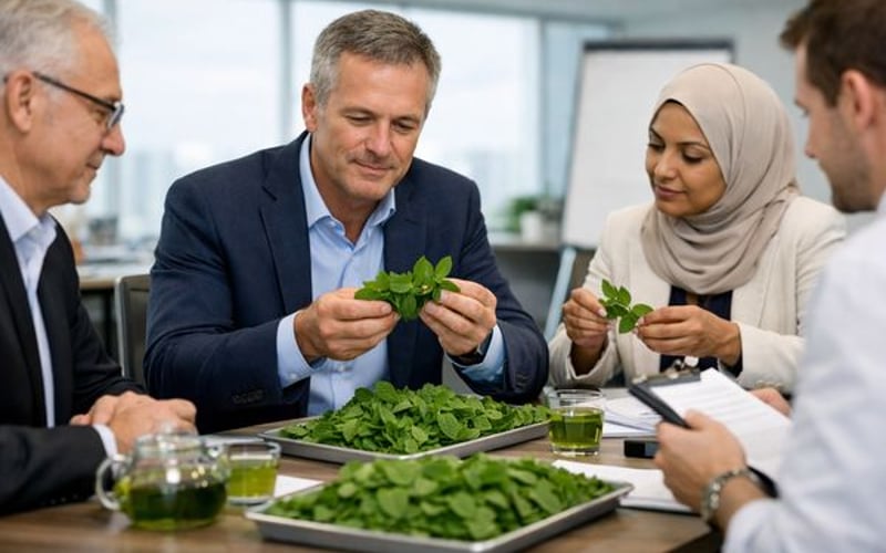 Ägyptische Spearmint FOB Kairo stabil trotz steigender Frachtkosten