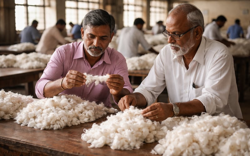 India Cotton Under Pressure as New-Season Arrivals Meet Weak Yarn Demand