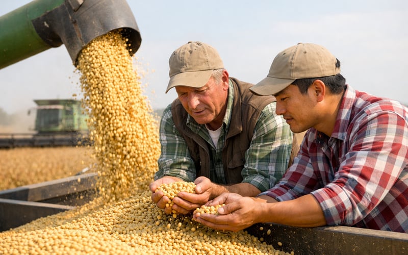 Soybeans Lifted by Chinese Buying Spree and US Heat Risks