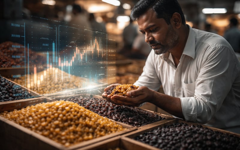 Indian Raisins Edge Higher While Afghan Feed Grades Ease in Europe
