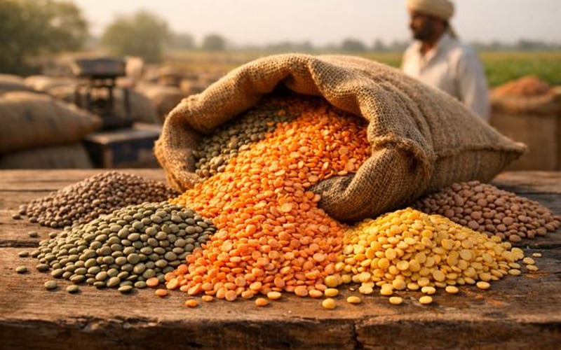 भारतीय दाल की कीमतें MSP से नीचे बनी हुई हैं क्योंकि मांग-आधारित पुनर्प्राप्ति निकट है