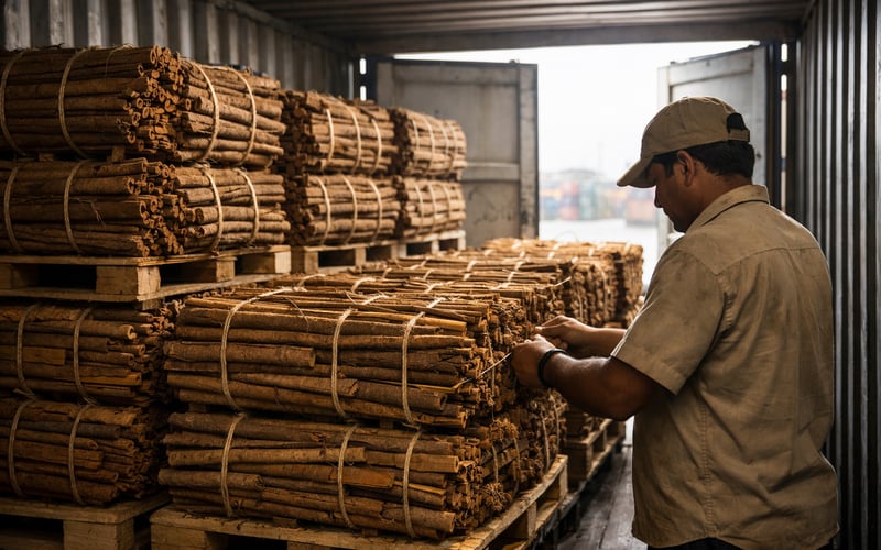 Indische Bio-Kassia bleibt stabil, da Exportfokus schwächeren Gewürzhandel ausgleicht