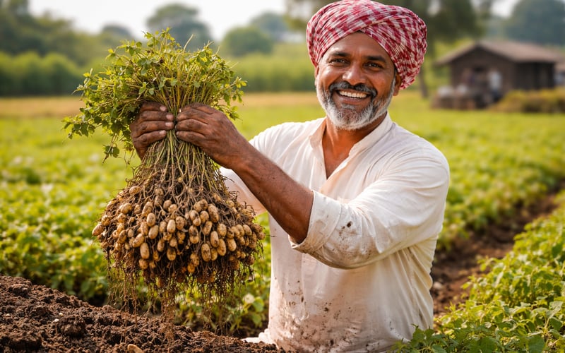 Indian Peanuts: Oil-Mill Buying Lifts Gujarat Prices as New Crop Arrives