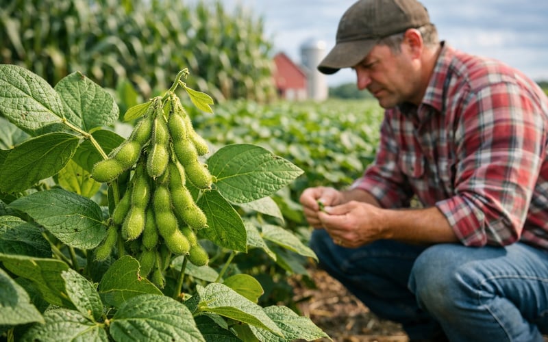 Soybeans Capped by Strong US Crop as India Signals Tightening Ahead