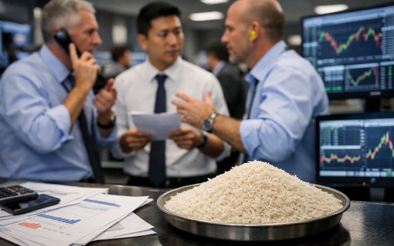 Rice Market Balances Weak Demand with Weather-Driven Supply Risk