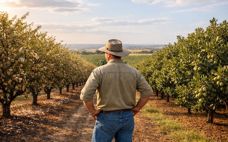 Australian Almond and Macadamia Mega-Orchards Hit the Market