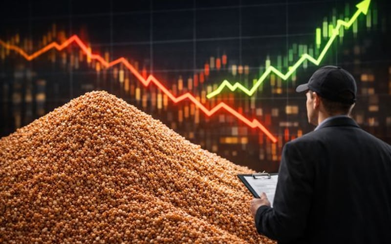 Preços de Sorgo Estáveis em Meio a Exportações de Grãos Ucranianas Mais Lentas