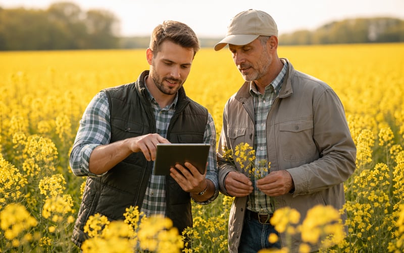 EU Rapeseed 2027: Dryness Shifts Area, Futures Correct but Basis Holds