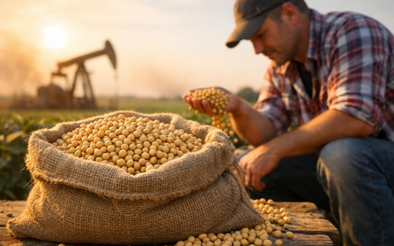 Soybeans Firm as Crude Breaks $100 and Midwest Heat Lifts Weather Premium