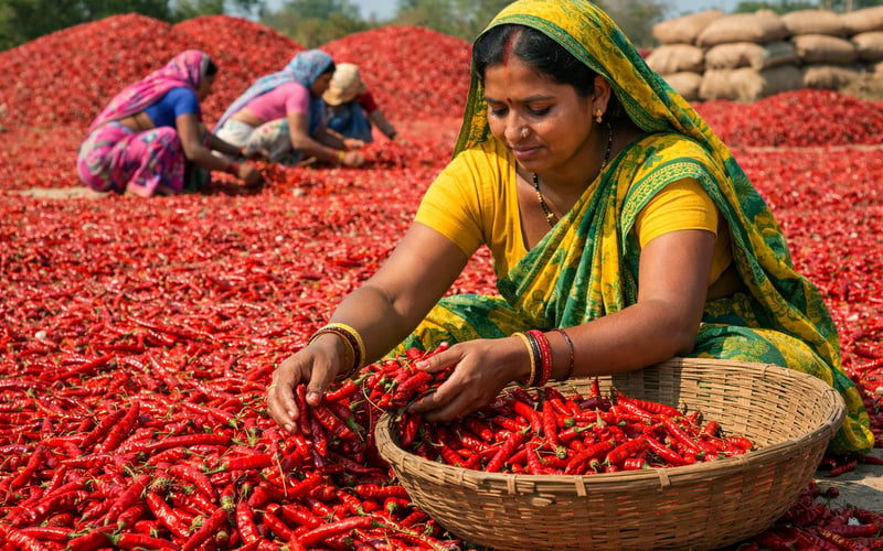 Indian Chilli Under Scrutiny as China Tightens Pesticide Controls