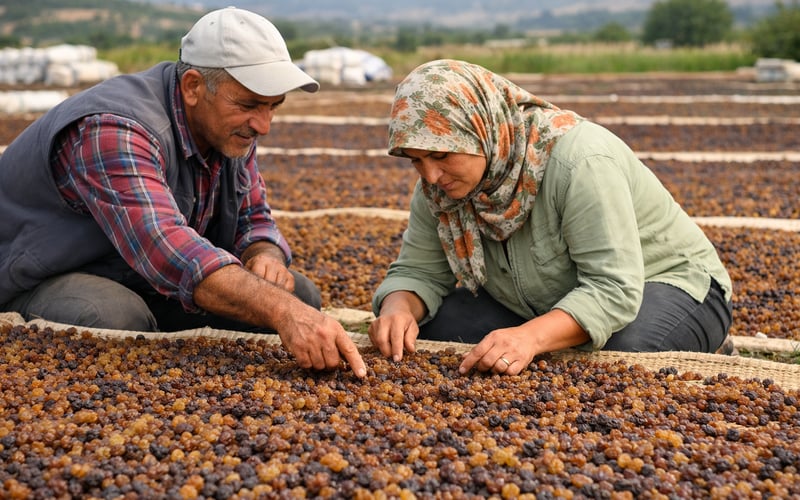 Turkish Raisin Prices Hold Steady as New Crop Approaches