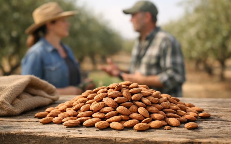 Almond Market Firms as California Heads into a Smaller 2026 Crop