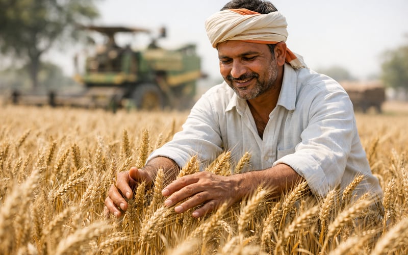 Indian Wheat Procurement Surges Past Target as Global Prices Stabilise