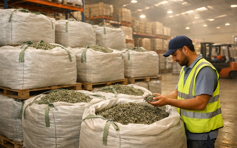 Egyptian Dried Sage FOB Cairo Eases Slightly Amid Heatwave and Costly Freight